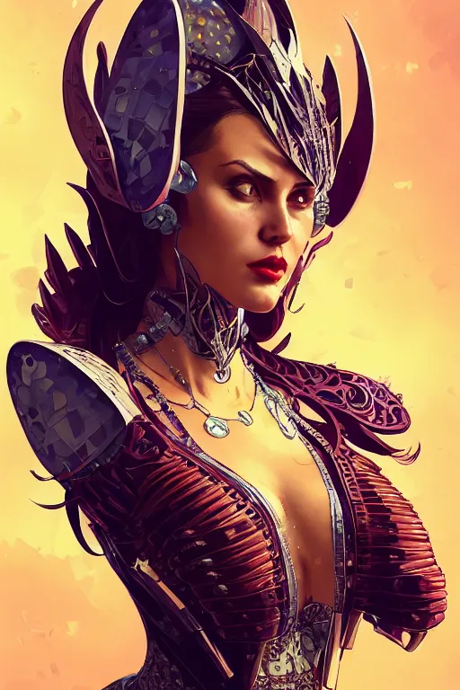 Image similar to gta 5 killer queen profile picture by greg rutkowski, dynamic pose, intricate, futuristic, fantasy, elegant, by stanley artgerm lau, greg rutkowski, thomas kindkade, alphonse mucha, loish, norman rockwell, fantasy lut, asymmetric, long hair, retro computer graphics, video game, fluid lines,