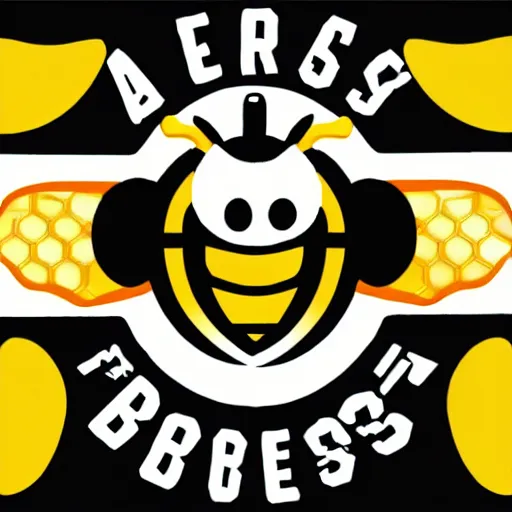 Prompt: a professional logo of a crew called bee bros