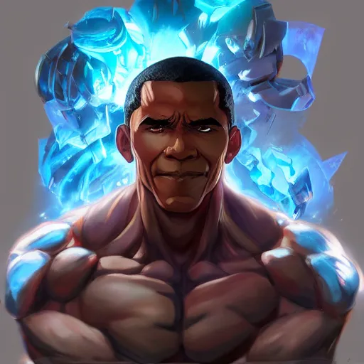 Prompt: anime portrait of obama as a muscular anime boy by stanley artgerm lau, wlop, rossdraws, james jean, andrei riabovitchev, marc simonetti, and sakimichan, trending on artstation