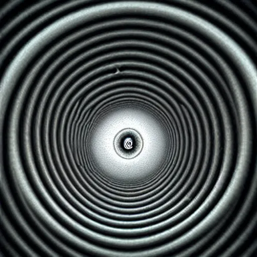 Image similar to hyperbolic spacetime vortex, powered by the void. by anton semenov, hyperrealistic photorealism acrylic on canvas, resembling a high resolution photograph