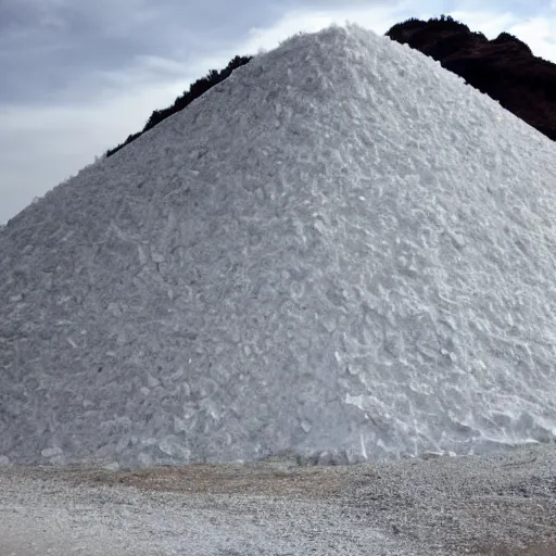 Prompt: salt mountain