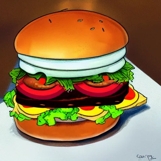 Image similar to a burger wearing a crown,digital art,ultra realistic,ultra detailed,art by greg rutowski