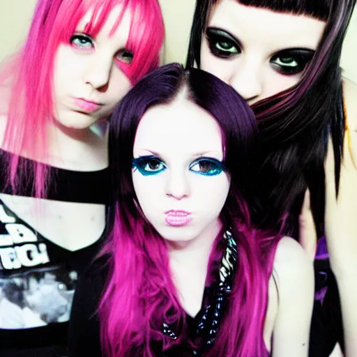 homestuck girls on the goth-punk-emo-scene-y2k scale : r/homestuck