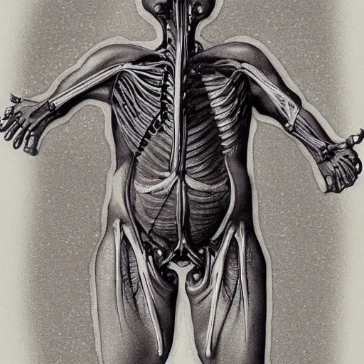 Prompt: Anatomical drawing of a Minion, with organs labeled. Highly detailed. Medical Textbook