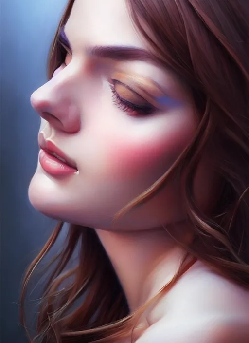 Prompt: photo of a gorgeous young woman in the style of stefan kostic, realistic, sharp focus, 8k high definition, insanely detailed, intricate, elegant, art by artgerm