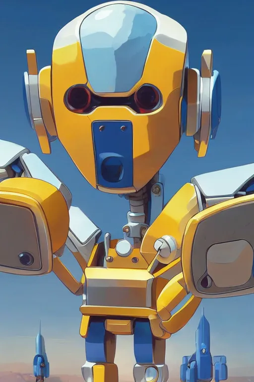 Image similar to metabots medabots medarotto medarot robot minimalist comics, behance hd by jesper ejsing, by rhads, makoto shinkai and lois van baarle, ilya kuvshinov, rossdraws global illumination ray tracing hdr radiating a glowing aura