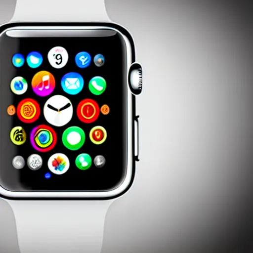 Image similar to a new model Apple Watch in 2030, digital art, concept