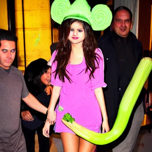 Image similar to selena gomez as celery