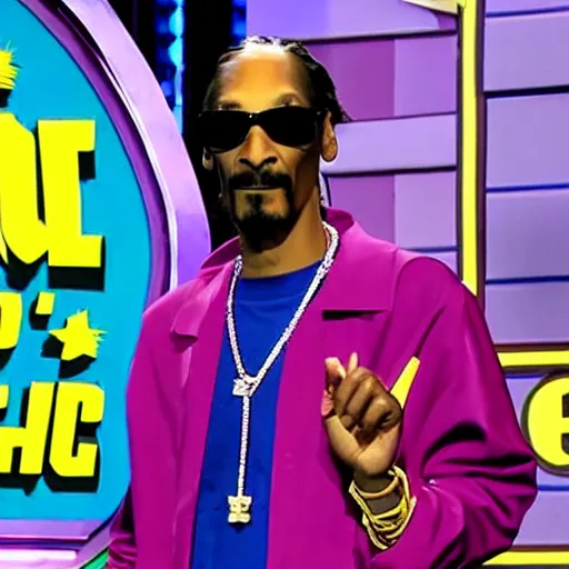 Prompt: snoop dogg on the price is right