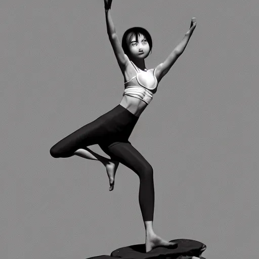 Image similar to rpg character concept art, most beautiful japanese models doing acroyoga, in the style of jamie hewlett hiroya oku riyoko ikeda, 3 d render, artstation trending, 8 k, octane render, photorealistic, sharp detail, manga, black and white