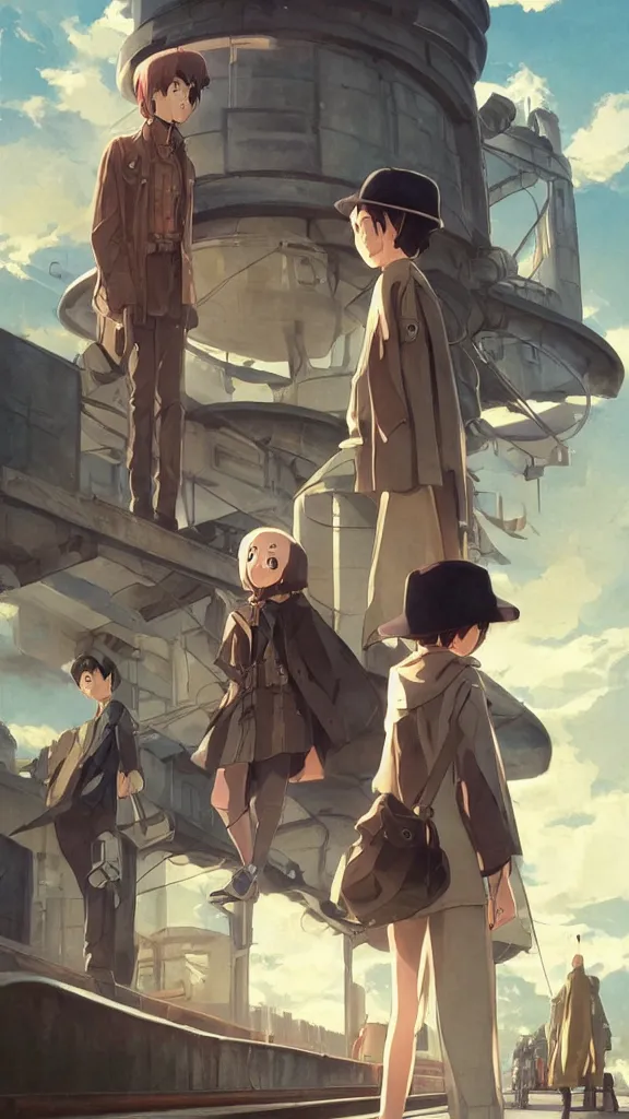 kino's journey (2003), highly detailed digital art, Stable Diffusion