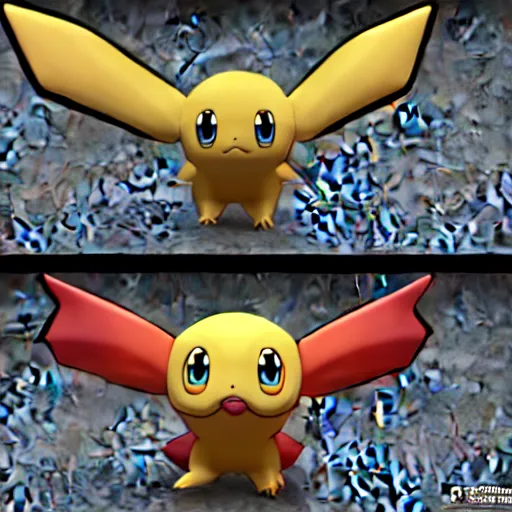 Image similar to a new pokemon never seen before, 3D rendering