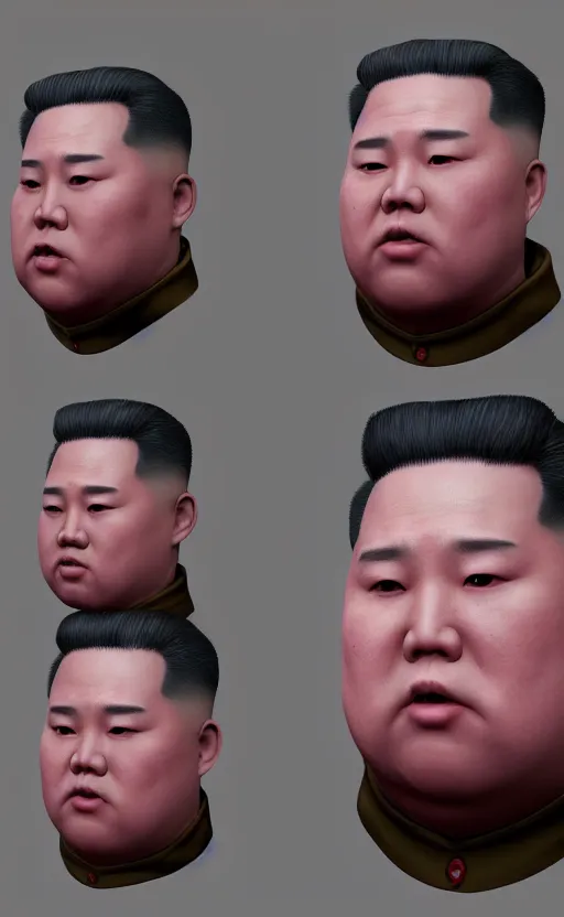 Image similar to a Killer in Dead by Daylight that looks like Kim Jong-un, concept art, trending on artstation, 4k