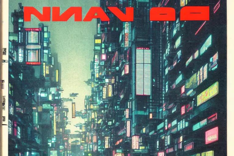 Image similar to 1 9 7 9 omni magazine cover of nakagin capsule tower in cyberpunk style