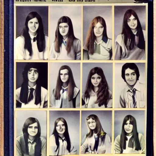 Image similar to high school photo book 1974