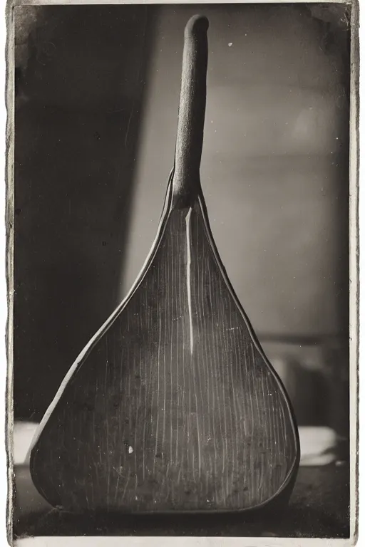 Prompt: a collodion process photograph of a sasquash