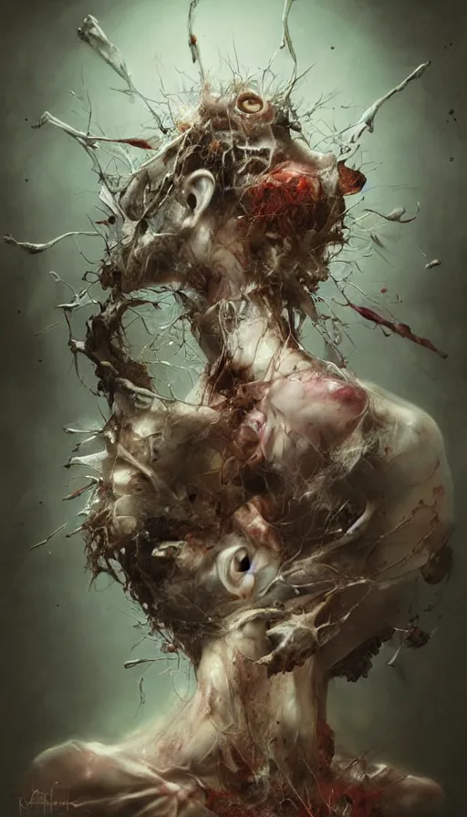 Image similar to The end of an organism, by ryohei hase