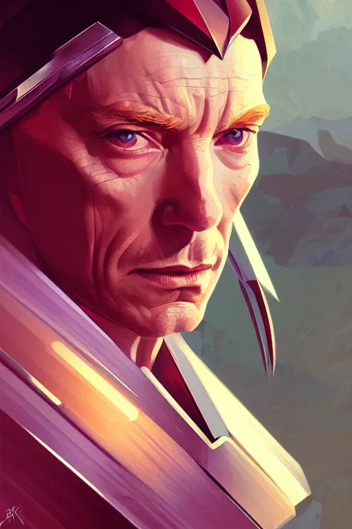 Prompt: a portrait of magneto, fantasy, sharp focus, intricate, elegant, digital painting, artstation, matte, highly detailed, concept art, illustration, ambient lighting, art by ilya kuvshinov, artgerm, alphonse mucha, and greg rutkowski