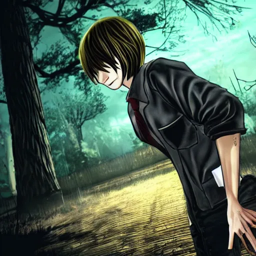 Image similar to Light Yagami in Dead By Daylight game
