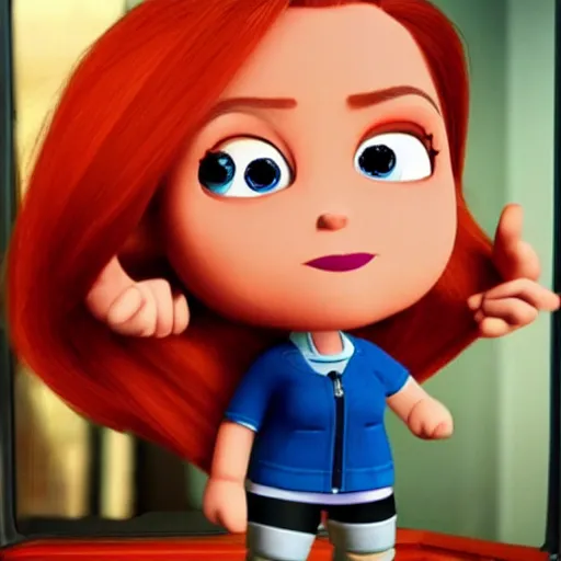 Prompt: Dana Scully in Wreck-it-Ralph