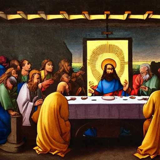 Prompt: Pikachu instead of Jesus at the Last Supper by Leonardo da Vinchi