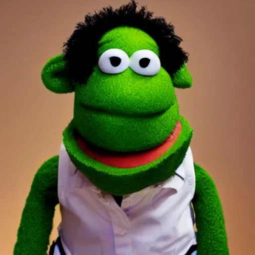 Image similar to african american muppet