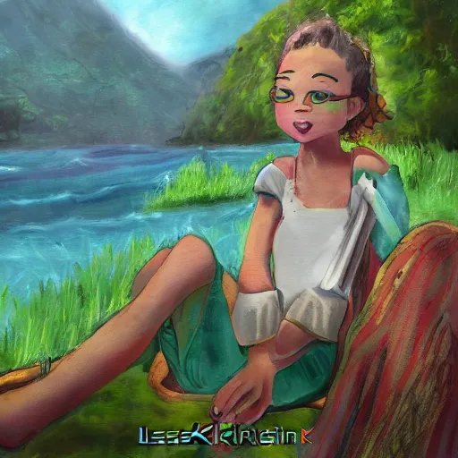 Prompt: a portrait of a character in a scenic environment by Lisa Kristine