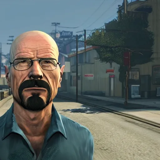 Image similar to walter white in gta v