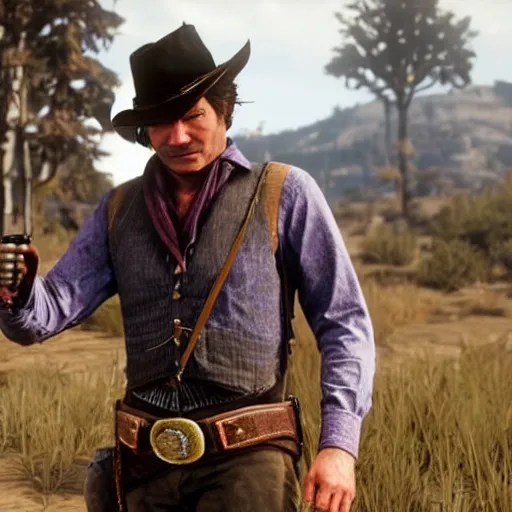 Image similar to Jason Bateman as a character in Red Dead Redemption 2