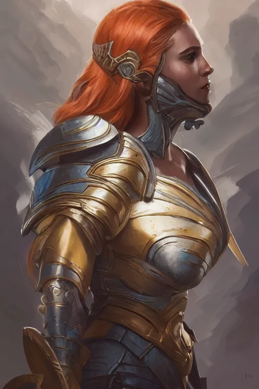 Image similar to amazon valkyrie athena, d & d, fantasy, portrait, highly detailed, headshot, digital painting, trending on artstation, concept art, sharp focus, illustration, art by artgerm and greg rutkowski and magali villeneuve