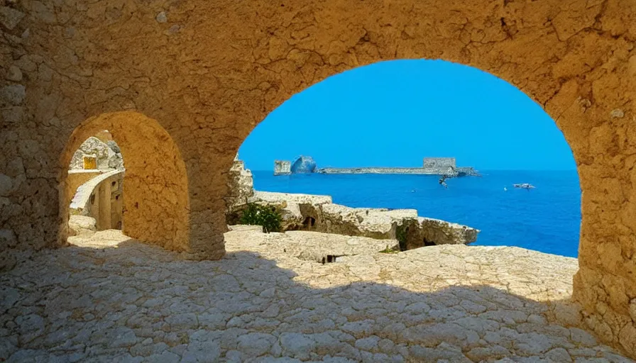 Image similar to Polignano a Mare by Roger Dean