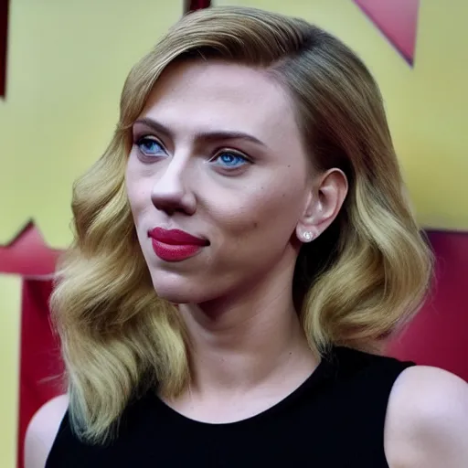 Image similar to genetic combination of scarlett johansson and a hamster