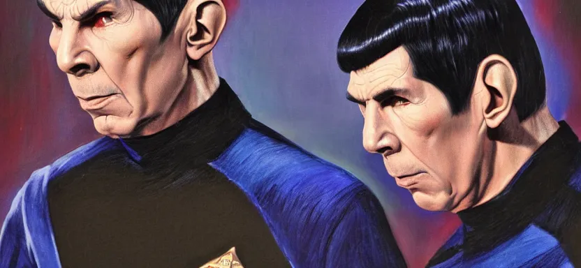 Prompt: spock by juan ortiz 8k,