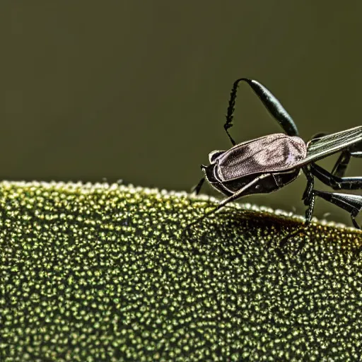 Image similar to macro photography of an alien insect