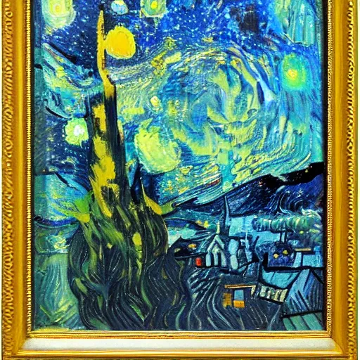 Prompt: Volodymyr Zelenskyy, van gogh painting