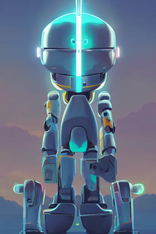 Image similar to metabots medabots medarotto medarot robot minimalist comics helmet mask neon cybereye, behance hd by jesper ejsing, by rhads, makoto shinkai and lois van baarle, ilya kuvshinov, rossdraws global illumination ray tracing hdr radiating a glowing aura