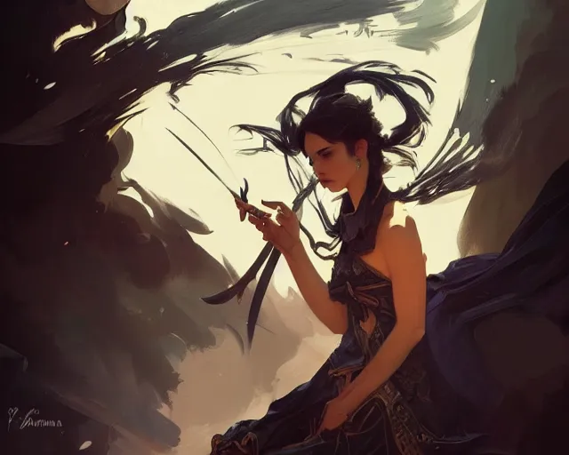 Image similar to photography of franz kline, deep focus, d & d, fantasy, intricate, elegant, highly detailed, digital painting, artstation, concept art, matte, sharp focus, illustration, hearthstone, art by artgerm and greg rutkowski and alphonse mucha