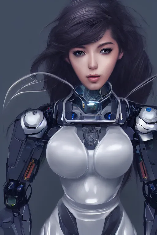 Prompt: heroine, beautiful, female mecha, ultra detailed, digital art, 8 k, hd, character, realistic, portrait, 3 d, hyperrealistic