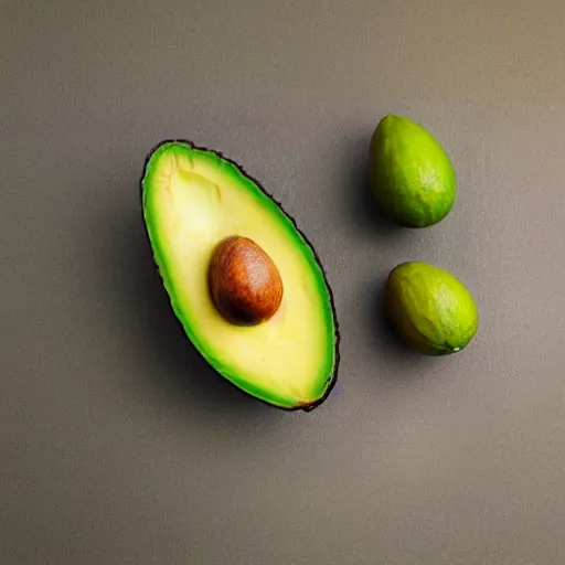 Prompt: avocado that looks like banana, hyper real, food photography