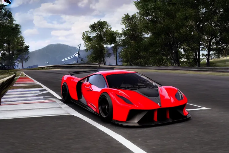 Image similar to photo wallpaper sport car gran turismo 7 forza horizon need for speed fast and furious 5 unreal engine supercar hypercar game concept car octane render, 4 khd 2 0 2 2 3 d cgi rtx style chrome reflexion global illumination ray tracing hdr arstation pixar and disney unreal