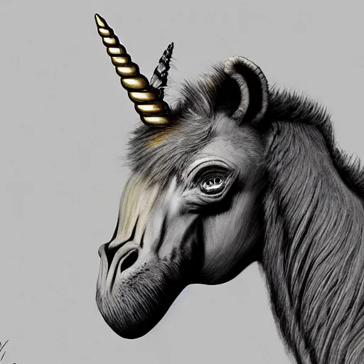 Prompt: animal half unicorn and half jiraff, higly detailed, 8 k, photorealistic, art concept, artstation, sharp focus