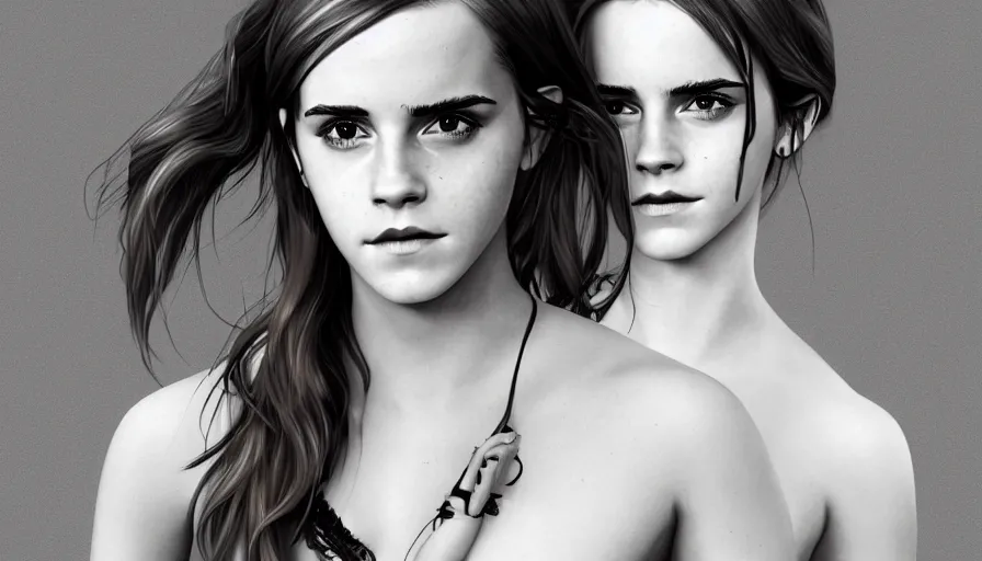 Image similar to emma watson by shingo araki, hyperdetailed, artstation, cgsociety, 8 k