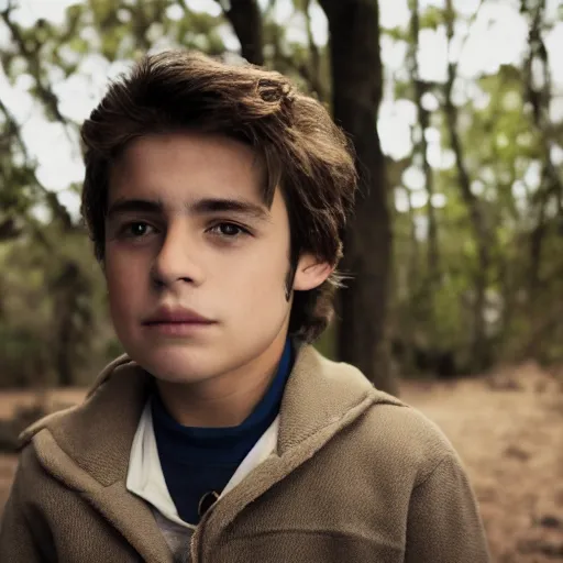 Image similar to portrait of a handsome young white Colombian male with brown hair By Emmanuel Lubezki