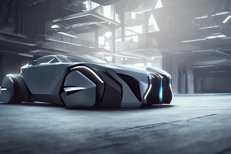 Image similar to cyberpunk bmw concept inspired sports car, futuristic look, highly detailed body, very expensive, photorealistic camera shot, bright studio setting, studio lighting, crisp quality and light reflections, unreal engine 5 quality render