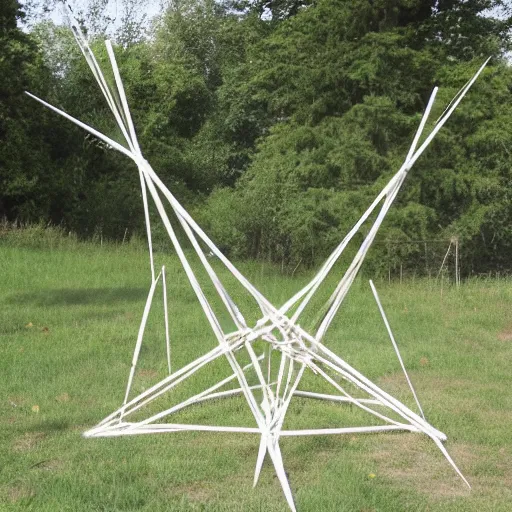 Image similar to tensegrity,