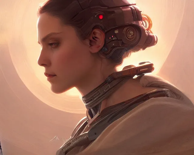 Image similar to photography of tahiri veila, deep focus, star wars legends, science fiction, intricate, highly detailed, digital painting, artstation, concept art, matte, sharp focus, illustration, art by artgerm and greg rutkowski and alphonse mucha