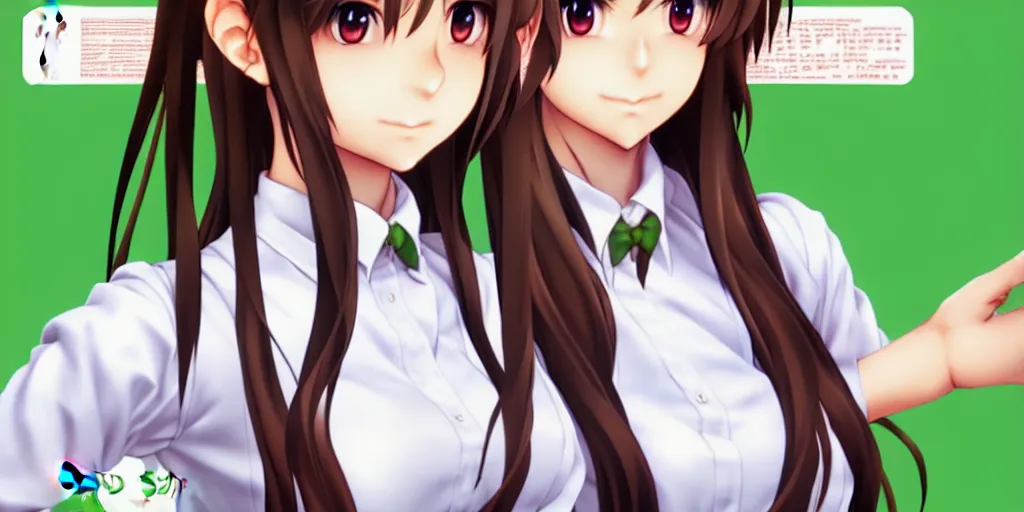 Image similar to full body videogame sprite of a beautiful anime high school girl at the subway, full body, brown hair, ponytail, white ribbon, green eyes, full perfect face, slightly smiling, detailed background, drawn by Artgerm, Sasoura, Satchely, no distorsion