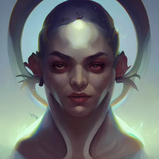 Prompt: character art portrait, deviantart artstation, by peter mohrbacher