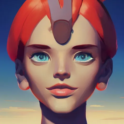 Image similar to face icon stylized minimalist rockoa €™ s modern life, loftis, cory behance hd by jesper ejsing, by rhads, makoto shinkai and lois van baarle, ilya kuvshinov, rossdraws global illumination