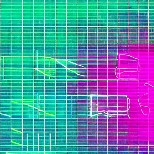 Prompt: 8 0 s neon grid aesthetic